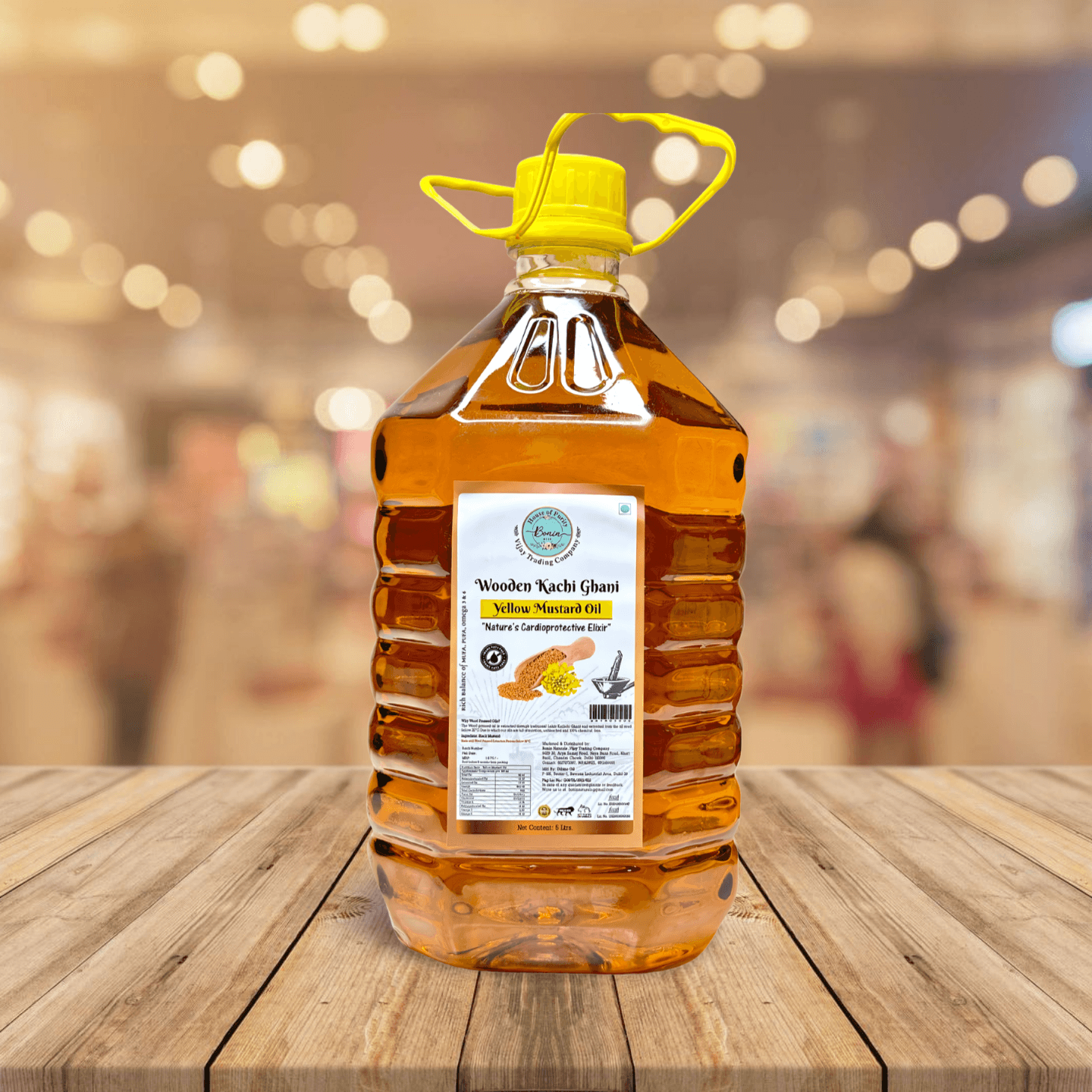 WOOD COLD PRESSED YELLOW MUSTARD OIL - Boninwood