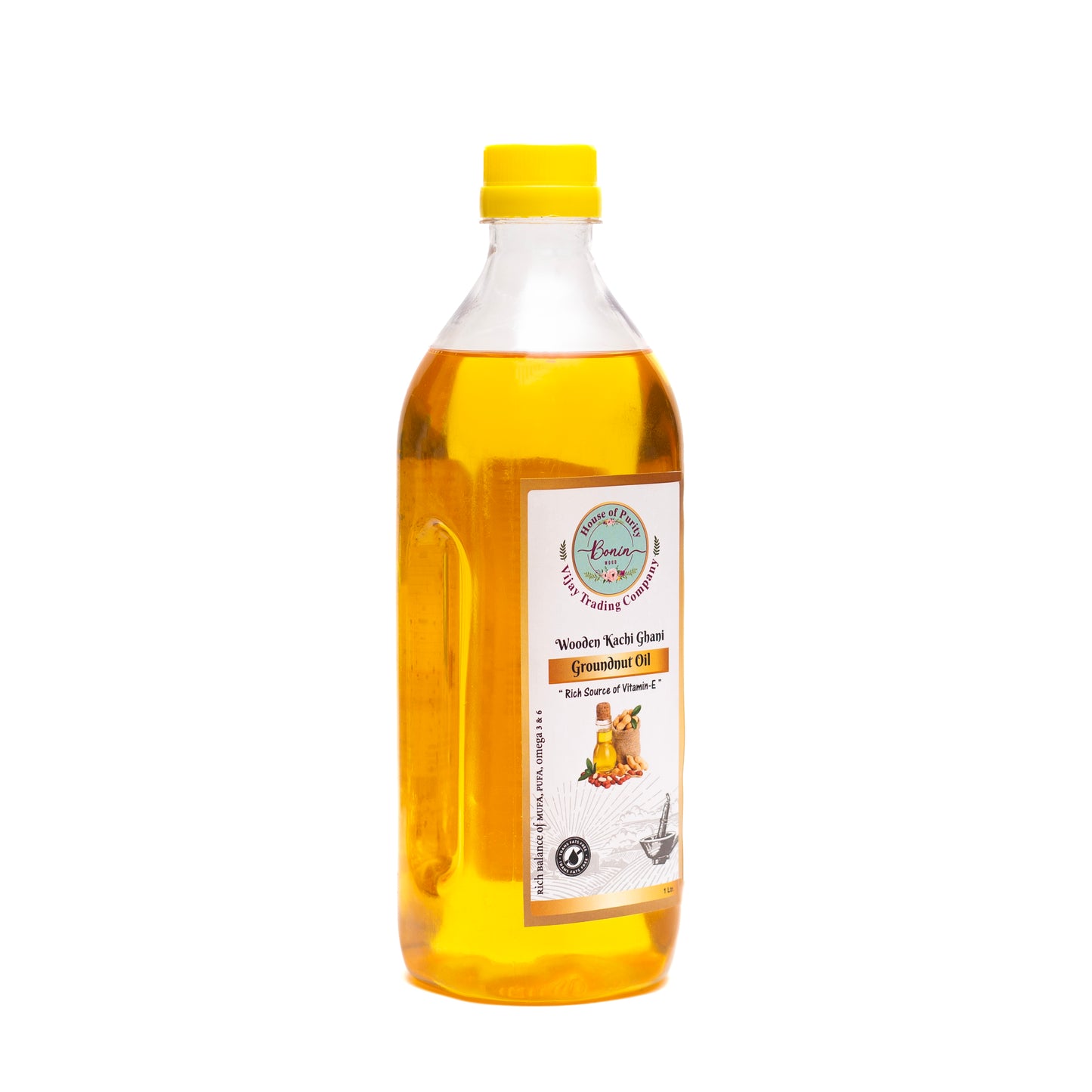 Wood Cold Pressed Groundnut OIL