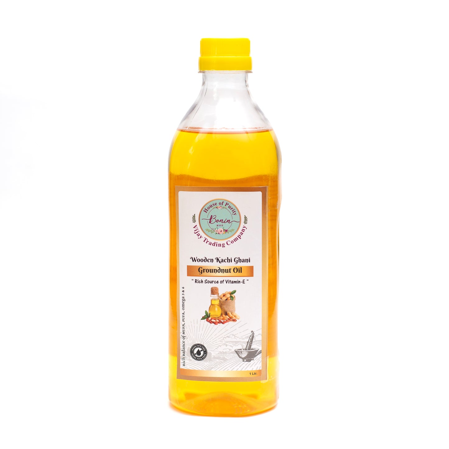 Wood Cold Pressed Groundnut OIL