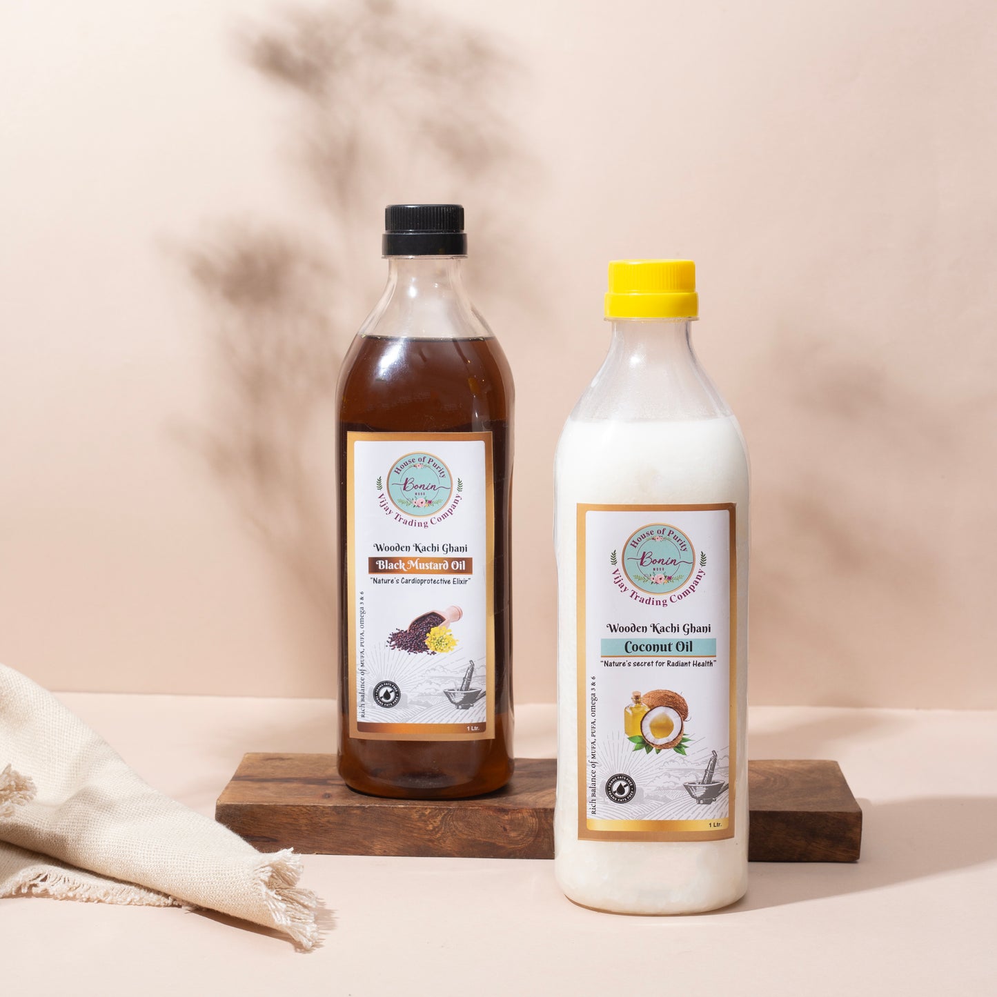 Black Mustard Oil 1 ltr , Coconut Oil 1 ltr