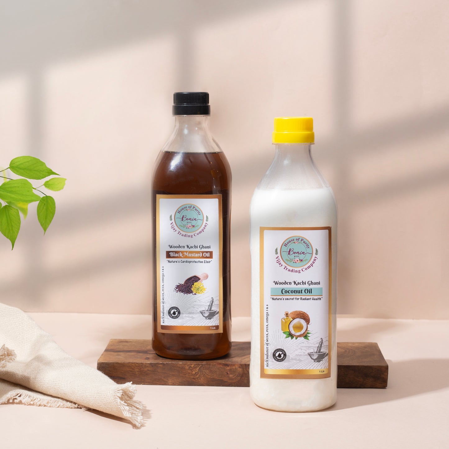 Black Mustard Oil 1 ltr , Coconut Oil 1 ltr