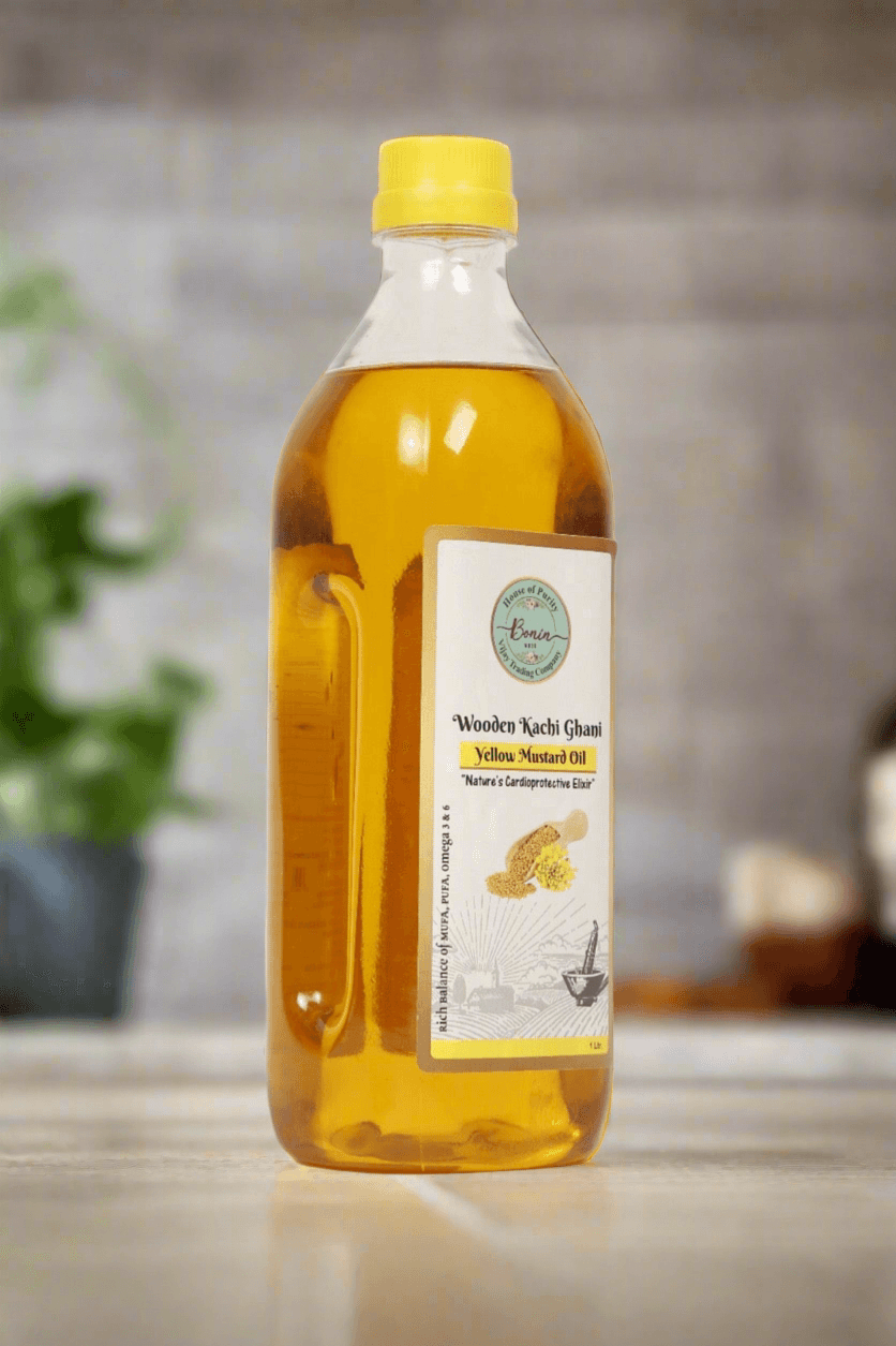 WOOD COLD PRESSED YELLOW MUSTARD OIL - Boninwood 