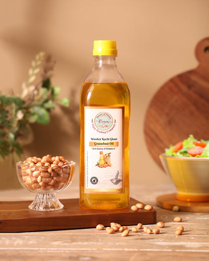 Yellow Mustard Oil 1ltr, Groundnut Oil 1ltr , Crunchy Peanut Butter 350gms