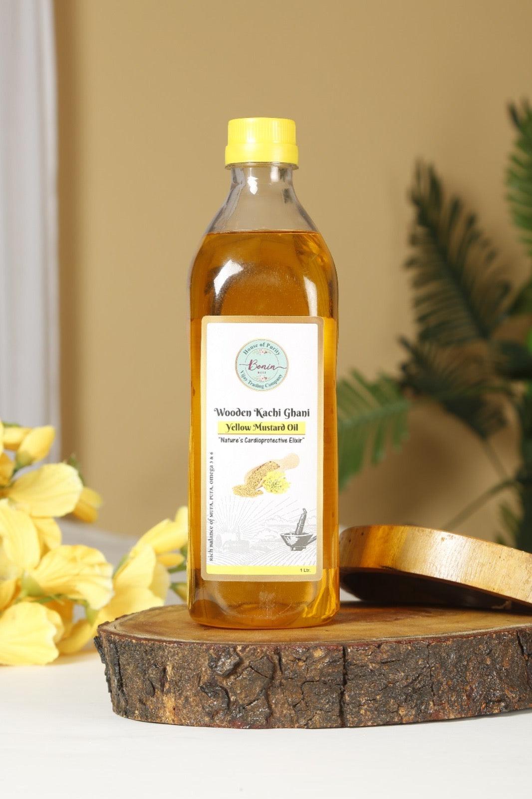 WOOD COLD PRESSED YELLOW MUSTARD OIL - Boninwood 