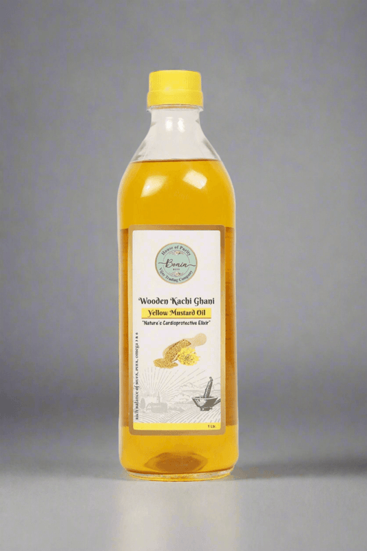 WOOD COLD PRESSED YELLOW MUSTARD OIL - Boninwood 